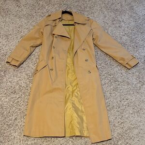 Sears Classic Trench Tan Coat with Buttons